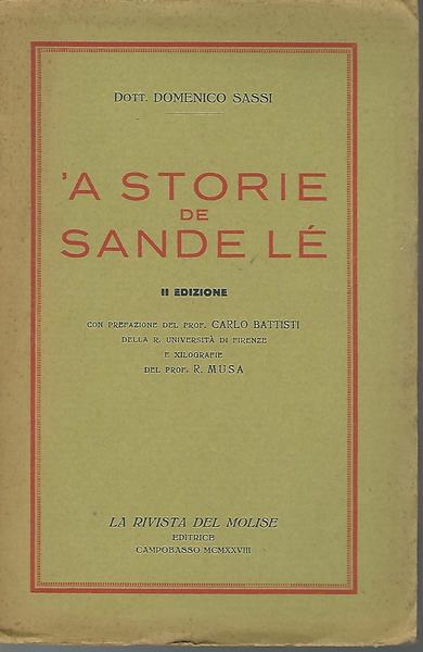 A storie de Sande Lè - copertina