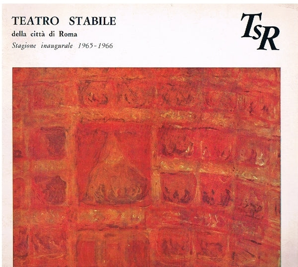 TEATRO STABILE DELLA CITTA' DI ROMA. STAGIONE INAUGURALE 1965-1966 - copertina