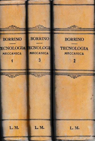 Tecnologia Meccanica generale e dell'automobile - 3 volumi - copertina