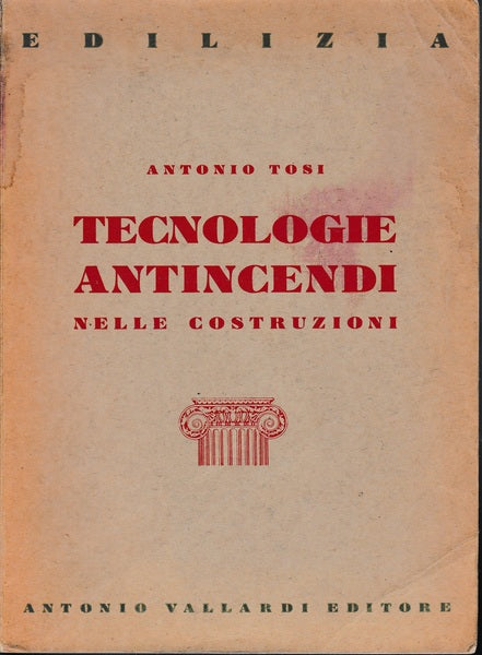 Tecnologie antincendi nelle costruzioni - copertina