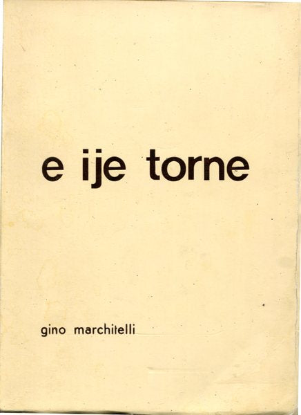 e ije torne - copertina