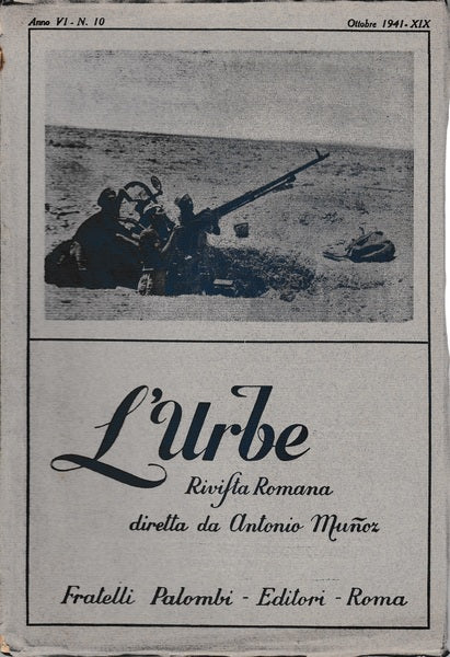 L'urbe. Rivista Romana. Anno VI N° 10 Ott. 1941 XIX - copertina