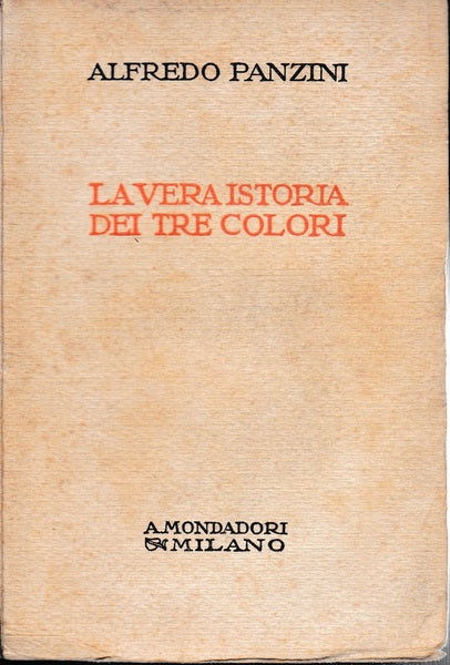 La vera istoria dei tre colori - copertina