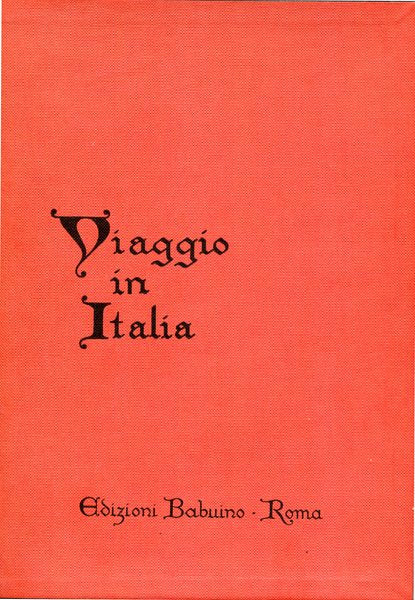 Viaggio in Italia - copertina