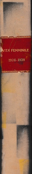 Vita femminile. Rivista. 1926 - 1928 - copertina